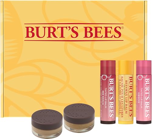 Burt's Bees Lip Care & Color Gift Set | Natural Tinted & Moisturizing Lip Balm