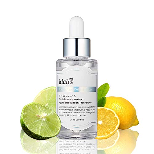 DearKlairs Unscented Skin Care Set with Toner and Vitamin C Serum