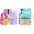 LE GUSHE K-BEAUTY Pimple Patches for Face (132 dots) & Under Eye Patches (30 Pairs). Gold Eye Mask with Collagen & Amino Acid, Cooling Eye Care for Wrinkles, Puffy Eyes & Dark Circles