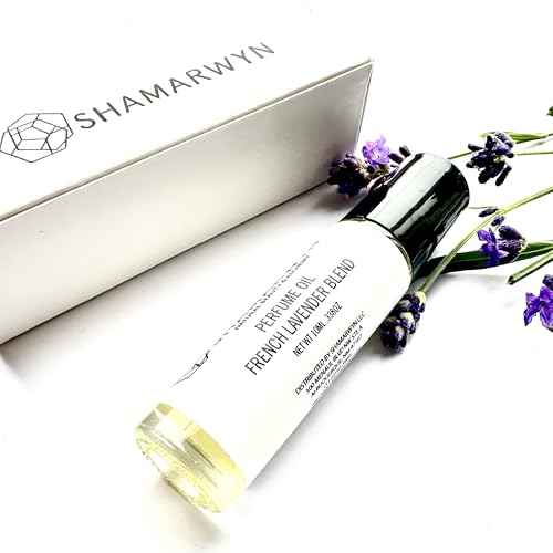 French Lavender Essential Oil Roll-On - Botanical Calm Perfume for Men & Women