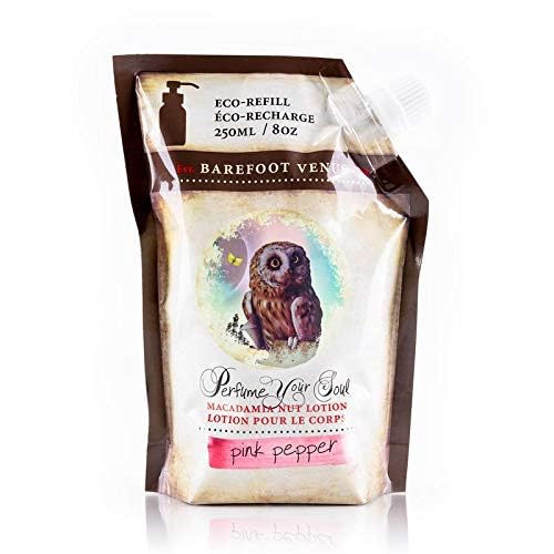Barefoot Venus Macadamia Nut Body cream Lotion Eco-Refill 250 ML (Pink Pepper)