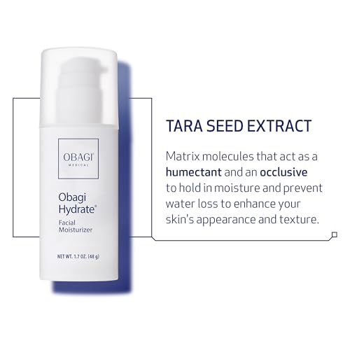 Obagi Hydrate Facial Moisturizer ? Non-Comedogenic Intensely Hydrating All Day Moisturizer that Combats Dryness with Tara Seed Extract, Shea Butter & Avocado Oil
