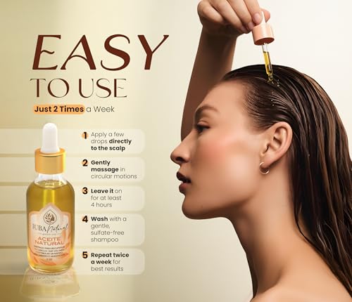 Organic Hair Oil for Dry Hair & Scalp Care - Nourishing 2 oz