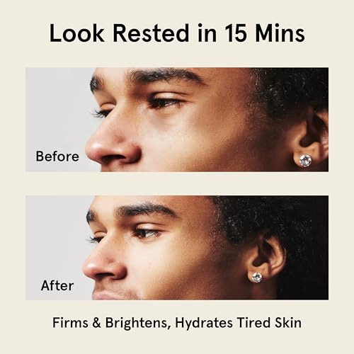 JAXON LANE Under Eye Mask Patches for Dark Circles - 6 Pairs, Men’s Hydrating Gel