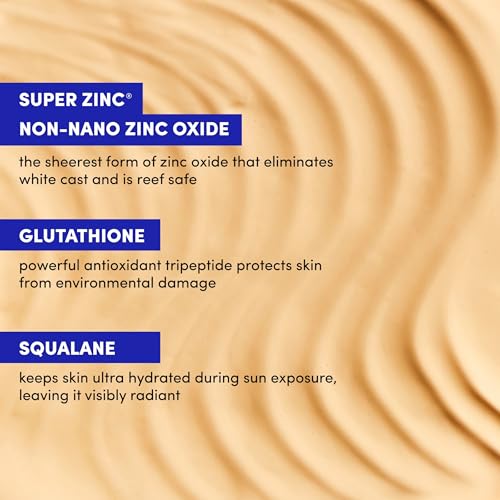 Tinted Mineral Sunscreen SPF 42 for Face & Body - Reef Safe, Moisturizing Lotion