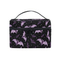 Professional Makeup bag with Mirror and Light, Cosmetic Train Cases Waterproof PU Leather, Large Capacity, Pink