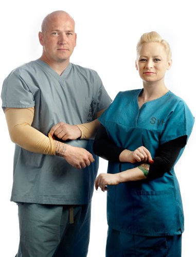 Tatjacket Tan Full Sleeve Tattoo Concealment and Care Pack - Medium (Pack of 2)