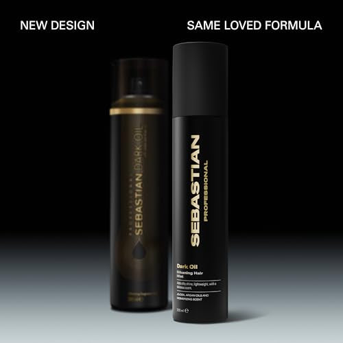 Sebastian Professional Dark Oil Silkening Fragrant Mist | Dry Conditioner | Infused with Jojoba Oil and Argan Oil | 4.5 fl oz | Packaging May Vary