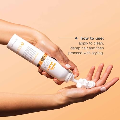 milk_shake Moisture & More Whipped Cream - Conditioning No Rinse Hair Moisturizer Foam | Shinier Hair with Healthy Glow | Boosts Softness | 6.8 fl oz (200 ml)