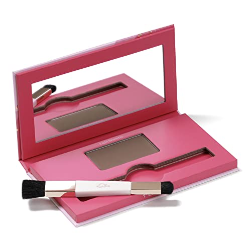 eSalon Root Touch Up & Brow Powder - Light Brunette Hair & Eyebrow Concealer