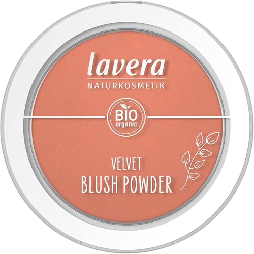 Lavera Velvet Blush Powder Rosy Peach 01 Organic Mineral Vegan Natural Makeup