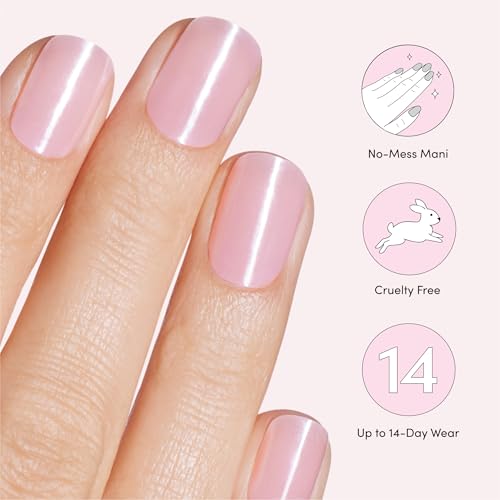 Dashing Diva Glaze Nail Strip Duo - Glazed Collection - Strawberry & Sangria - Long Lasting, Chip Resistant Semi-Cured Gel Nails - Variation: Glazed