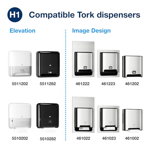 Natural Paper Hand Towels Roll 6 x 700 ft Tork Matic H1 Dispenser-Ready
