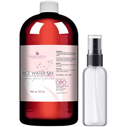 Rice Water Hair Growth Spray - 32 Fl Oz Extra Strength Herbal Mist & Conditioner