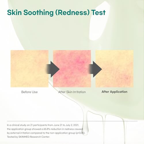 Calming Repair Cica Gel Mask with Centella - Hydrogel Overnight Face Mask 4+1 Pack