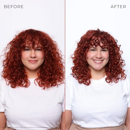 Vegan Ayurvedic Deep Conditioner for Curly Wavy Coily Hair 8 Oz