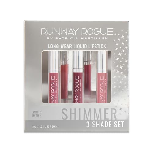 Runway Rogue Try Me x 3 Mini Long Wear Limited Edition Liquid Lipstick Set, Melrose Trio (¡®Boss Babe¡¯, ¡®Call Back¡¯, ¡®Trophy Wife¡¯)