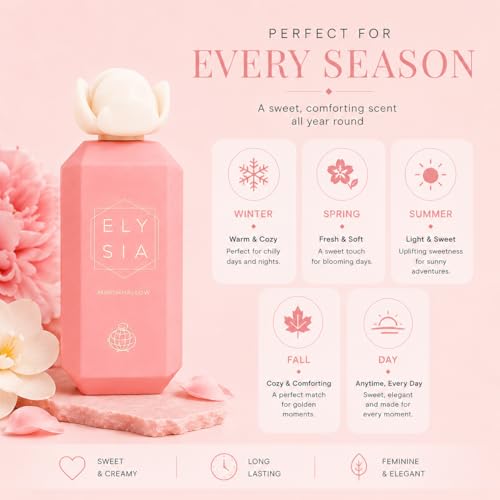 Elysia Marshmallow Unisex EdP 3.4oz - Fruity Floral Gourmand Fragrance