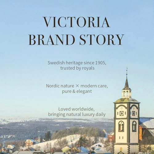 VICTORIA Swedish Egg White Face Soap Bar, 3-in-1 Gentle Daily Cleanser with Lanolin & Rose Water, for Oily & Combination Skin, 50g x 6 (box of 6)