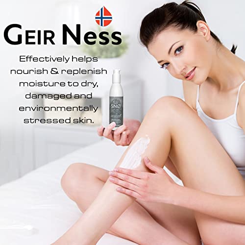Geir Ness NORSK SN¨ª Hand & Body Cream - Dry Skin Lotion - Single Use Deep Moisturizer with Essential Oils