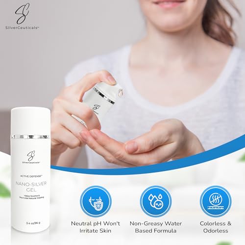 Cosmetic Gel with Nano Colloidal Silver - Firms & Tightens Skin - 3.4 Fl Oz - Variation of THIS listing