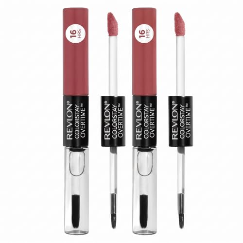 Liquid Lipstick & Clear Lip Gloss Set - Endless Spice, 0.07 Fl Oz, Pack of 2 - Dual Ended Long-Wear Lip Color with Vitamin E