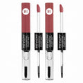 Liquid Lipstick & Clear Lip Gloss Set - Endless Spice, 0.07 Fl Oz, Pack of 2 - Dual Ended Long-Wear Lip Color with Vitamin E
