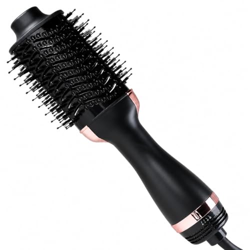 4-in-1 Hair Dryer Brush for Smooth Blowouts - Rose Gold