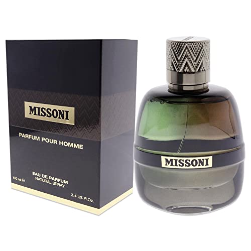 Missoni Pour Homme Men EdP Spray 3.4 Fl Oz Long-Lasting Fragrance