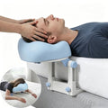 Adjustable Massage Headrest for Bed - 4-in-1 Memory Foam Face Pillow