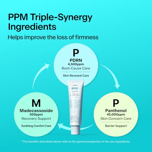 Rejuvenating Cream with PDRN 4500ppm, Panthenol 45000ppm & Madecassoside - 1.76 oz - THOME, Rejuvenating