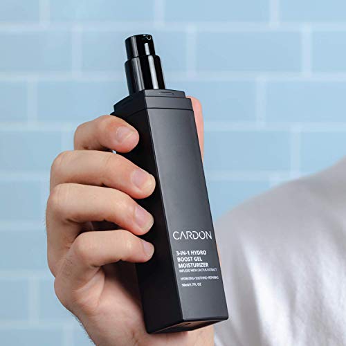 Cardon Men's Essentials Skincare Set: SPF Moisturizer, Face Wash, Anti-Aging Night Cream