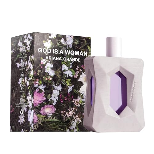 Ariana Grande God is a Woman Eau de Parfum ? Fruity Musk Fragrance for Women ? Women's Perfume with Notes of Orris, Pear, Vanilla & Cedarwood