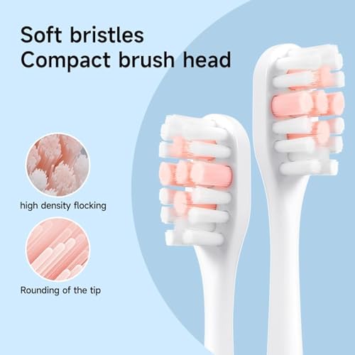 Reva V3 Sonic Electric Toothbrush for Adults - White, 5 Modes, 200-Day Battery & 4 Brush Heads