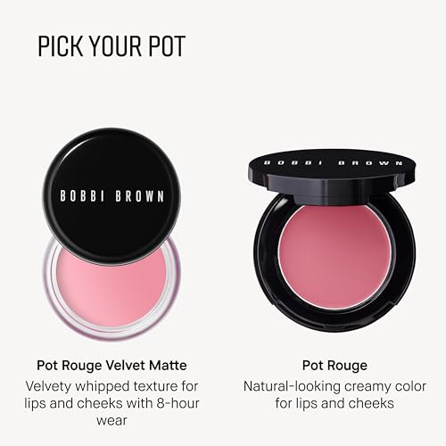 Travel-Size Bobbi Brown Pot Rouge Lip & Cheek Cream Blush - Powder Pink Variation