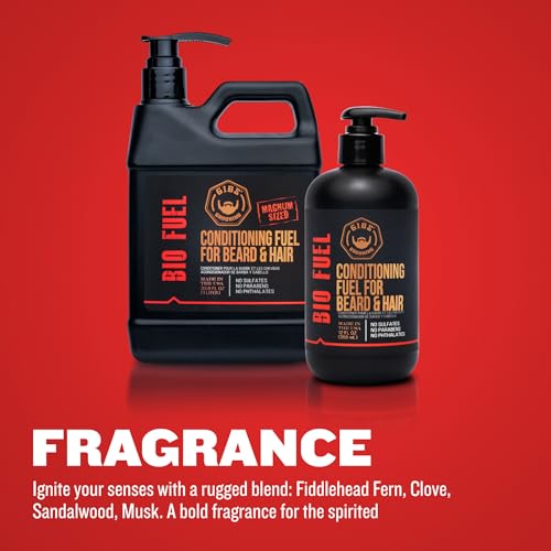 GIBS Grooming Man Wash Shampoo & Biofuel Conditioner Pack of 2 - 33.8 fl oz each
