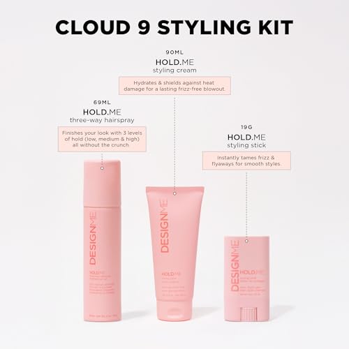 Styling Kit with Hair Wax Stick & Setting Spray - Frizz Control & Heat Protection