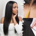 6x4 HD Lace Front Glueless Human Hair Wig Pre Plucked and Pre Cut