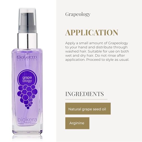 Salerm Grape Seed Hair Serum for Split Ends Repair & Hydration 60ml