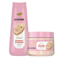 Dove Moisturizing Strawberry Crumb Cake Body Wash & Scrub Set - Limited Edition
