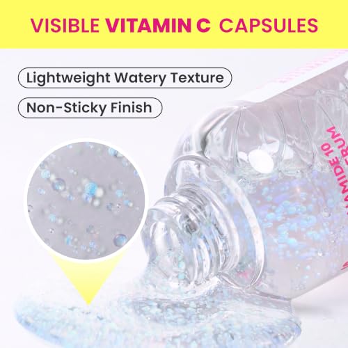 Niacinamide 10% Radiance Serum with Vitamin C & Glutathione for Brightening, Pore Refinement & Skin Texture - 30ml