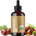 Organic Jojoba Oil Cold-Pressed 100% Pure Carrier Oil for Skin Hair Nails - Maple Holistics