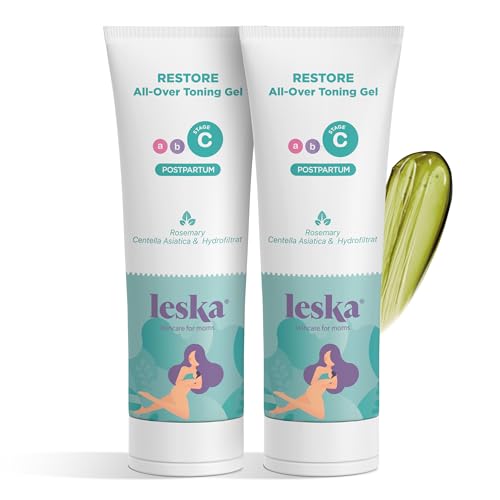 Leska Postpartum Toning Gel Set 2-Pack for Maternity Skin Recovery