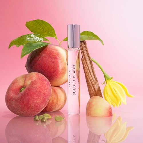 Lake & Skye Sueded Peach Eau de Parfum Purse Spray 0.5 fl oz/15mL - Vegan & Cruelty-Free