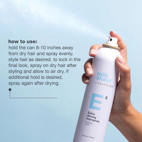 Milk Shake Extra Strong Hair Spray - Long-Lasting Finishing Spray, 8.8 Oz