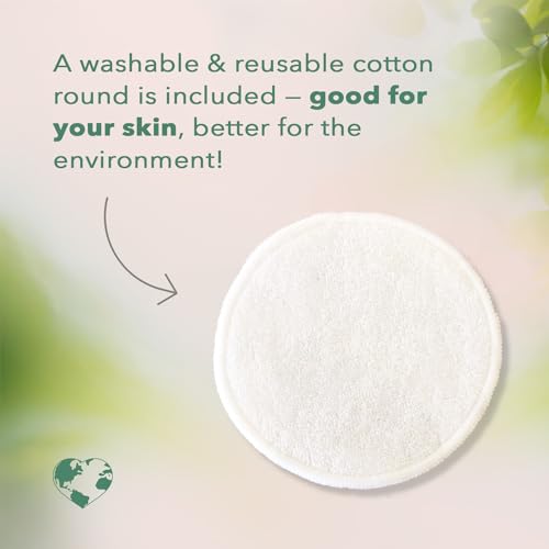 Nourish Organic Skin Salve, Sweet Orange & Rosehip ? Nourishing Body Lotion with Coconut Oil, Shea Butter & Cocoa Butter, 3.7 Oz + Washable Cotton Round.