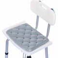 Waterproof Shower Cushion Seat Pad for Bath Bench, Chair, Bathtub, or Walk-in Tub, Non-Slip Foam Bath Seat with Drain Holes, Tailbone Relief Support Padded Bench Cushion for Seniors Inside Shower