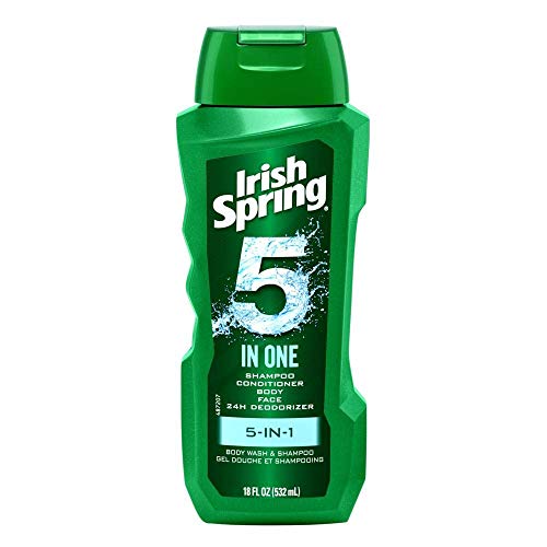 Irish Spring 5-in-1 Body Wash & Shampoo Pack of 3 - 54 FL OZ Total