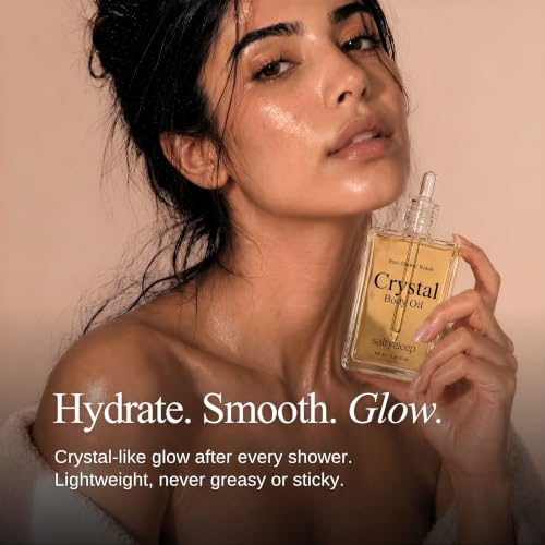 Anti-Aging Body Oil with Vanilla Scent - Hydrating, Non-Greasy Moisturizer - 3.38 fl oz