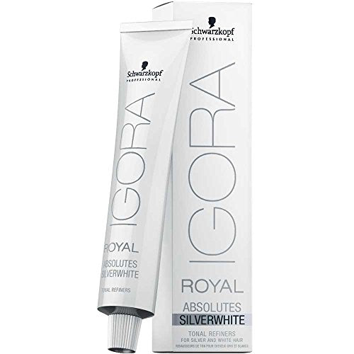 Silver White Hair Toning Cream - Ammonia-Free Permanent Gray Hair Color